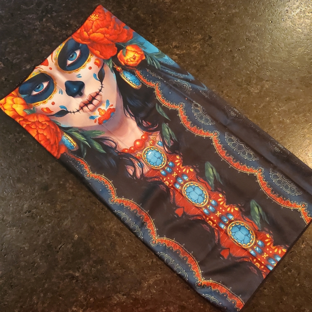 🐕 Day of the Dead Neck Gaiter